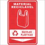 Material reciclável - Sacolas plásticas 